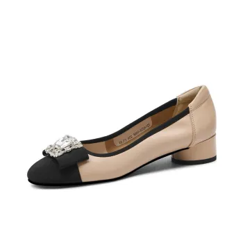 CAMEIDO Casual Single Shoes Women's Apricot