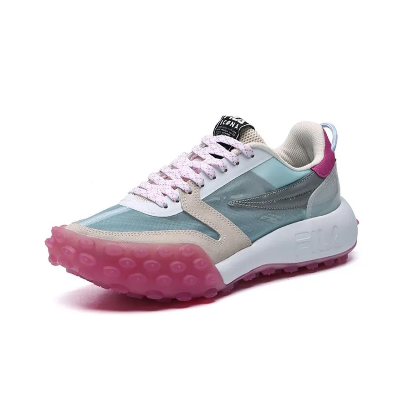 FILA Gara Cushioning Anti Slip Wear Resistant Breathability Low Top Chunky Sneakers Women's Winter Cloud-2