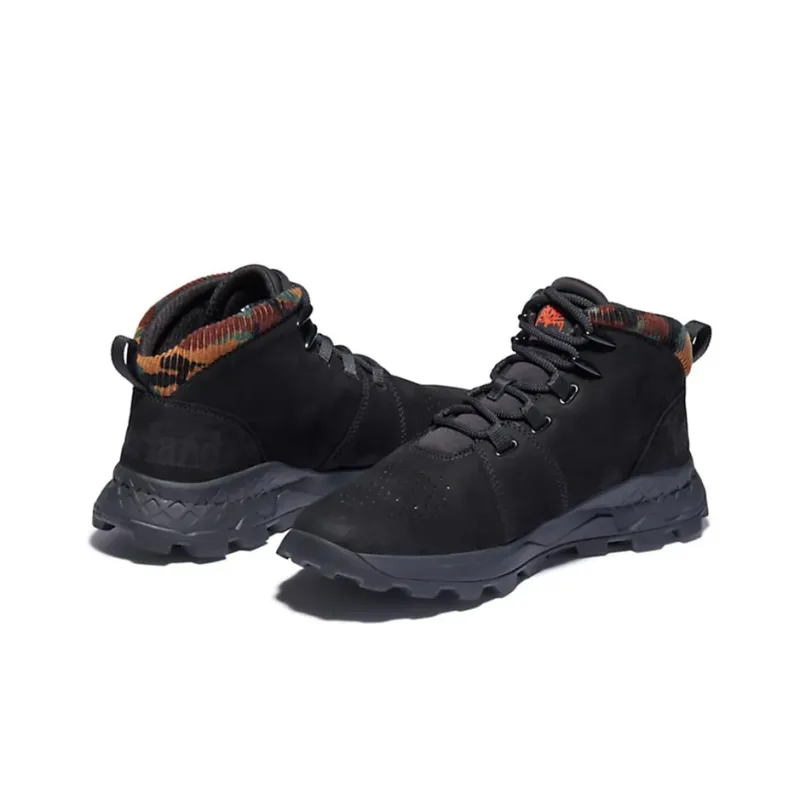 Timberland Brooklyn Euro Sprint Boots 'Black And Camouflage Collar'-4