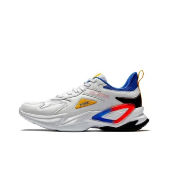361° Osmo 2.0 NFO Cushioned Slip-Resistant Low-Top Chunky Sneakers Men's White Blue