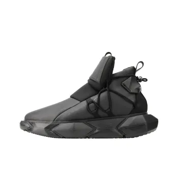 NORVINCY Chunky Sneakers Unisex Mid Top Black