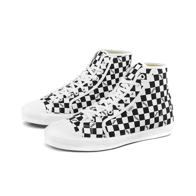 Vans Og Style 23 Lx High top Canvas Shoes Black/White-1