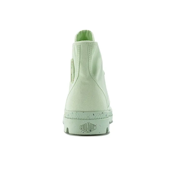 Palladium Pampa Hi Icecream Anti-Slip And Wear-Resistant Breathable High-Top Canvas Shoes Unisex Aquamarine-2