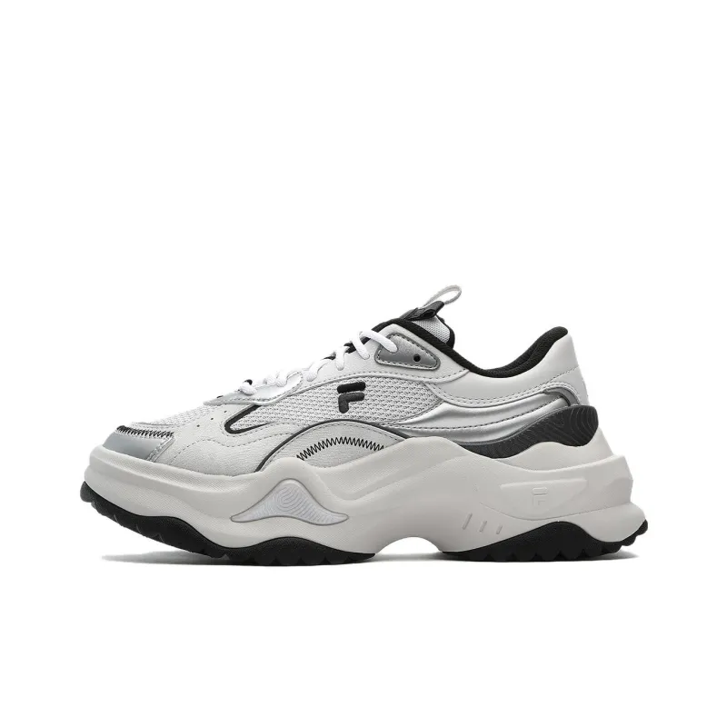 FILA FUSION Bianco Ii Sneakers 'White Silver Black' Women's-0