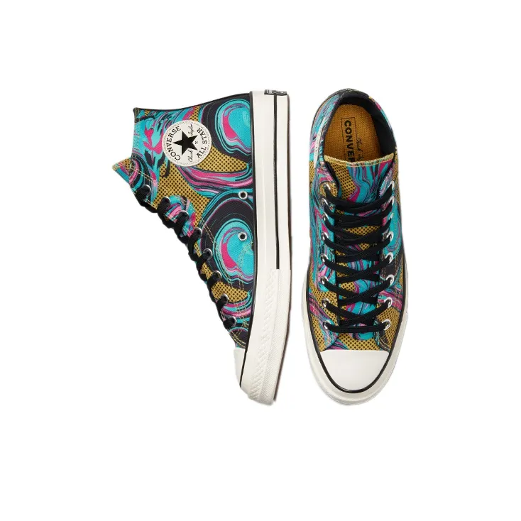 Converse Chuck Taylor All Star 70 Hi 90's Marbled Goldtone-3