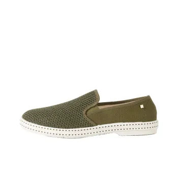 Rivieras Casual Flat Shoes Unisex Olive Green