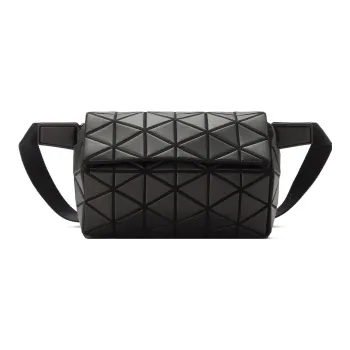 ISSEY MIYAKE HEXAGON Artificial Leather Shoulder Bag, Crossbody Bag Regular Women's Black