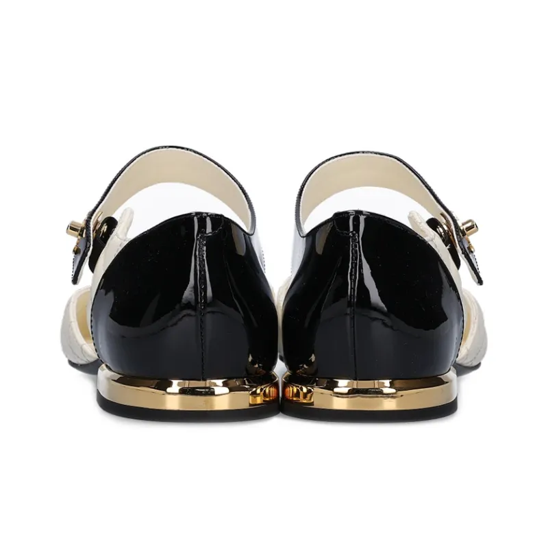 CHANEL Women's Casual Shoes Women's White/Black-4