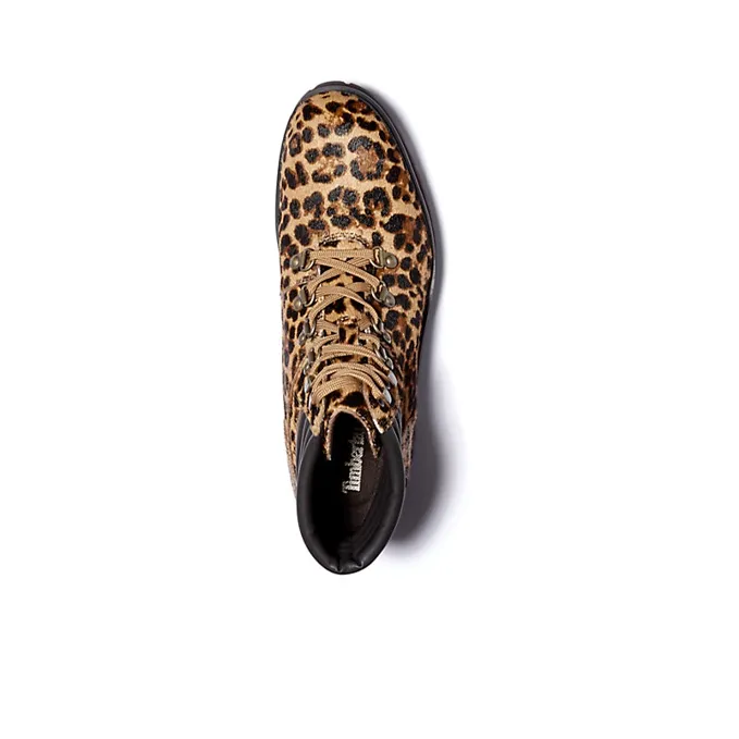 Timberland London Square Mid Hiker Boots 'Brown Leopard Print' Women's-3