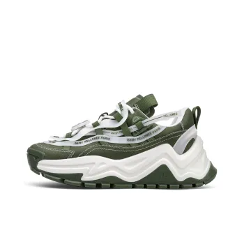 Daisy Fellowes Devil One Chunky Sneakers Unisex Army Green