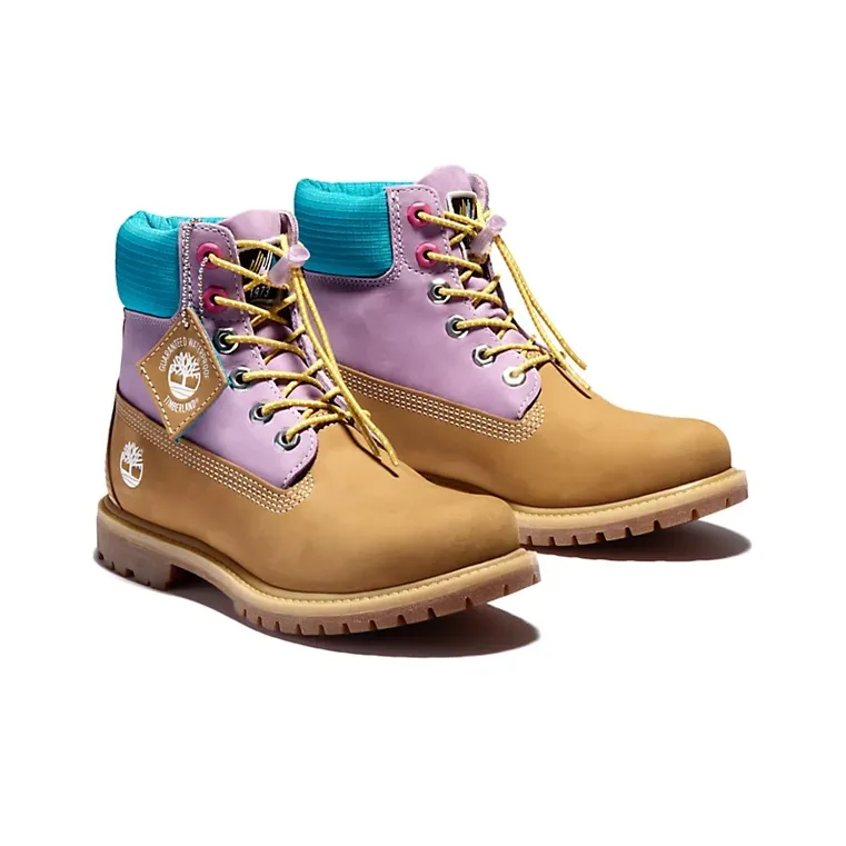 Timberland PREMIUM Abrasion Resistant Short Outdoor Boots Women's Blue Purple-2