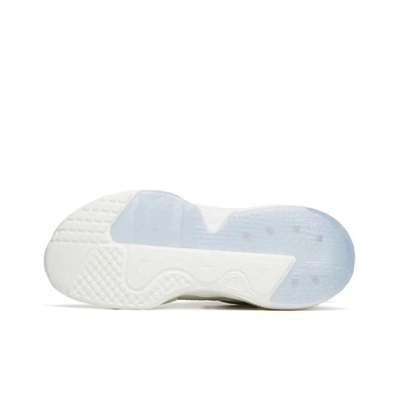 Anta Life Collection Cushioning Anti Slip And Wear Resistant Low Top Chunky Sneakers Women's White Purple-4