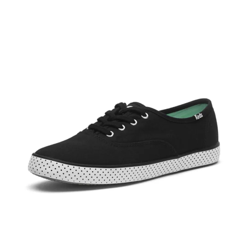Keds Canvas Shoes Women's Low-Top Black-1