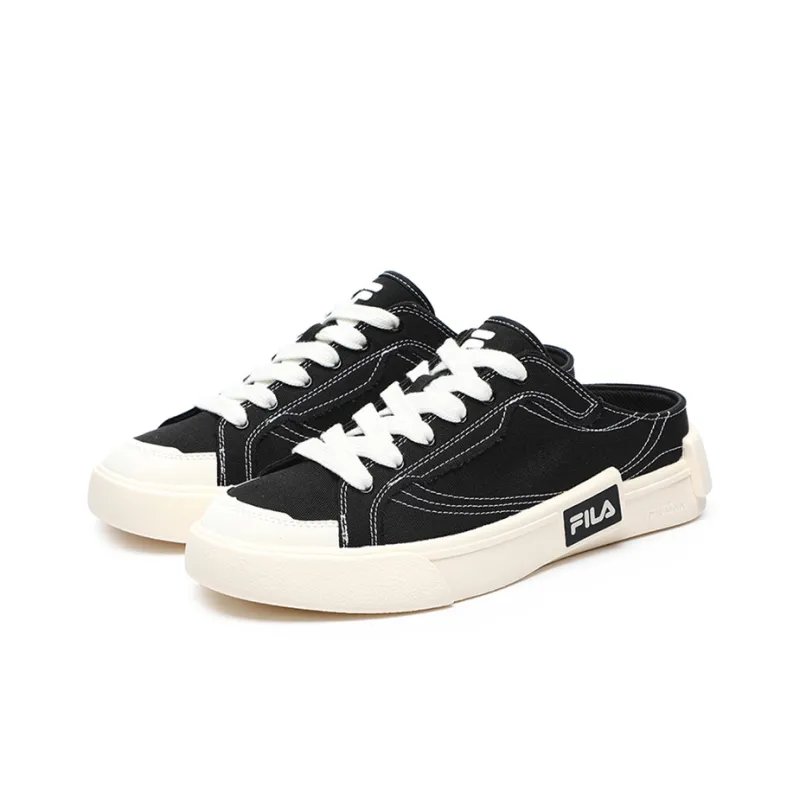 FILA FUSION Pop Mule 'Black White'-1