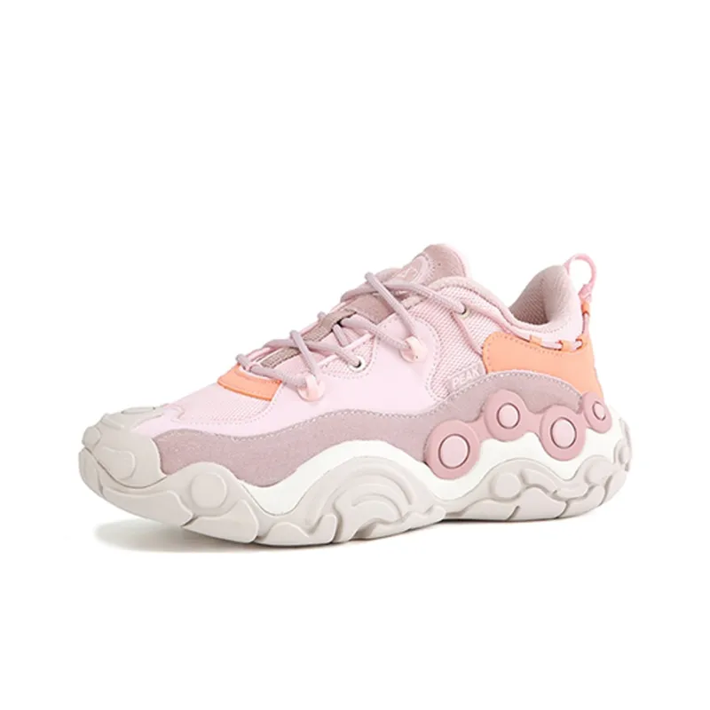 PEAK State Pole Anti Slip Wear Resistant Low Top Chunky Sneakers Women's Heavenly Pink-2