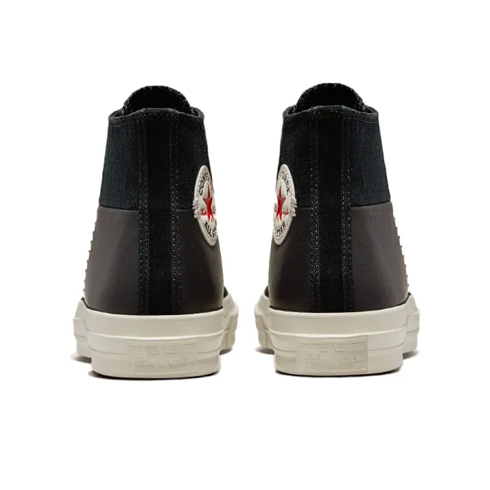 Chuck 70 Converse Crafted Leather High 'Black Egret'-4