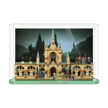 LIGHT YOUR BRICKS Harry Potter Collection Hogwarts Battle Acrylic Display Case Model Accessories