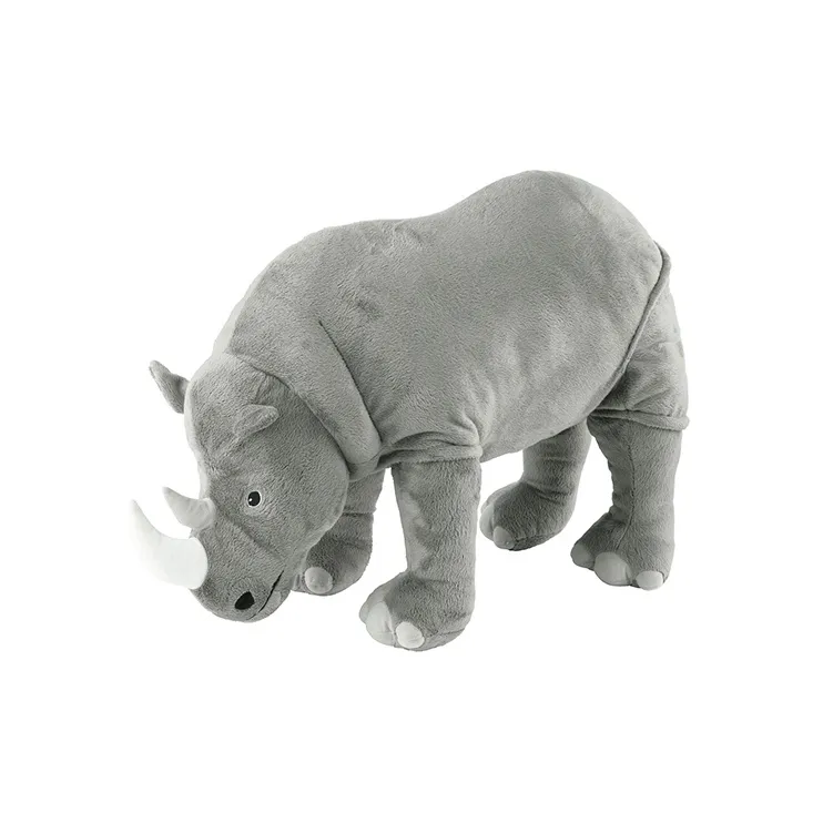 IKEA DJUNGELSKOG Jungsukog Rhinoceros Dolls Plush Doll 60cm Height-1