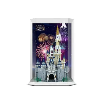 LIGHT YOUR BRICKS LeiYiBai Compatibility Building Block 71040 Disney Castle Storage Box Model Accessories