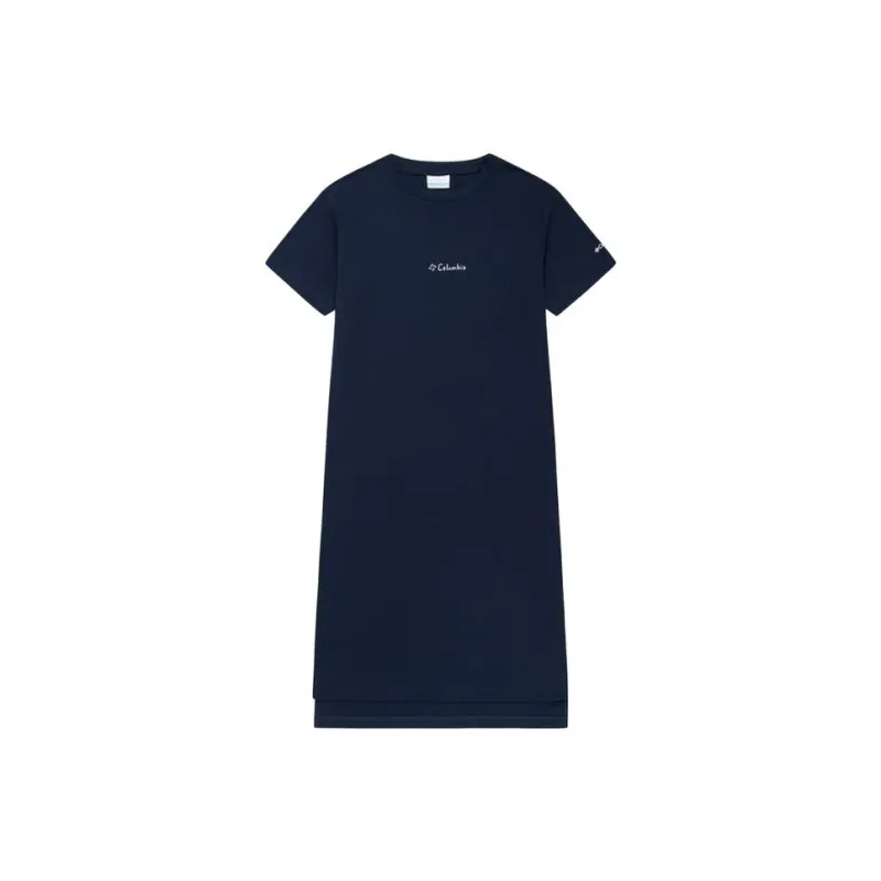 Columbia X Long Field Male Co-titled Series Short-Sleeved Dresses Women's Blue-1