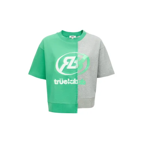 ONLY T-Shirts Women's Kelly Green