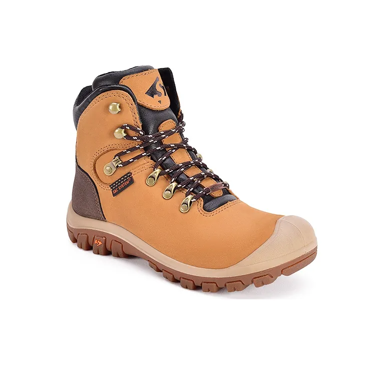 SLEADER Chuxin Series Anti Slip Wear Resistant High Top Outdoor Shoes Women's Wheat Yellow-1