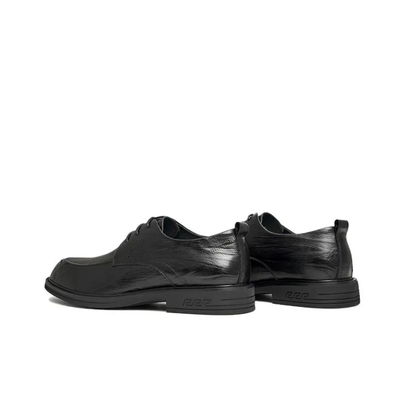 TATA Dress Shoes Men Low Top Black/Brown-6