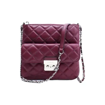 MICHAEL KORS Sheepskin Hobo Bag Shoulder Bag Crossbody Bag Women's Grape Purple
