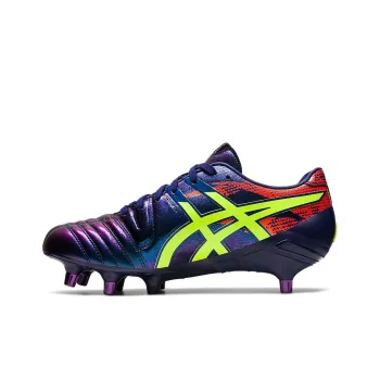 Asics GEL-LETHAL TIGHT FIVE Cushioning Anti-Slip And Wear-Resistant Low-Top Training Shoes Men's Red Violet And Blue