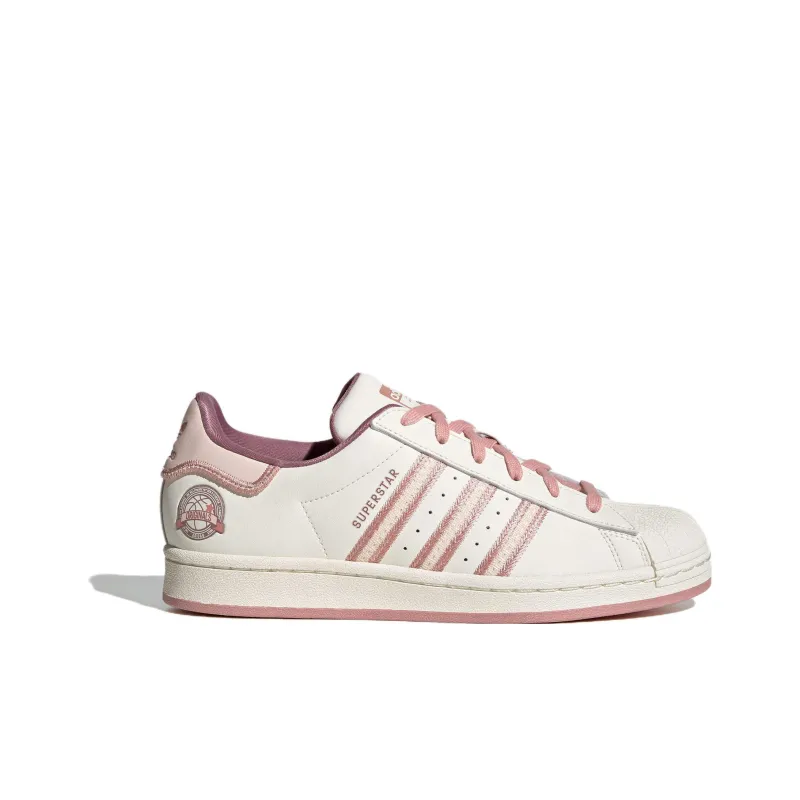 Adidas Originals Superstar Shoes 'Cream White Pink' Women's-1