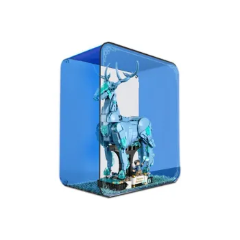 LIGHT YOUR BRICKS Harry Potter Patronus Charm Stag And Wolf Transparent Acrylic Display Case Model Accessories