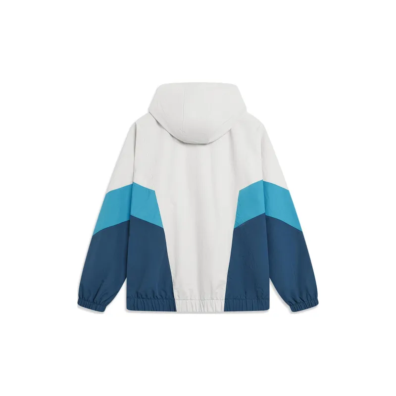 LiNing Sports Fashion Collection Trench Coat Unisex Deep Water Duck Blue-1