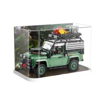 KGBOX Land Rover Defender Acrylic Building Blocks Storage Transparent Display Case Model Accessories