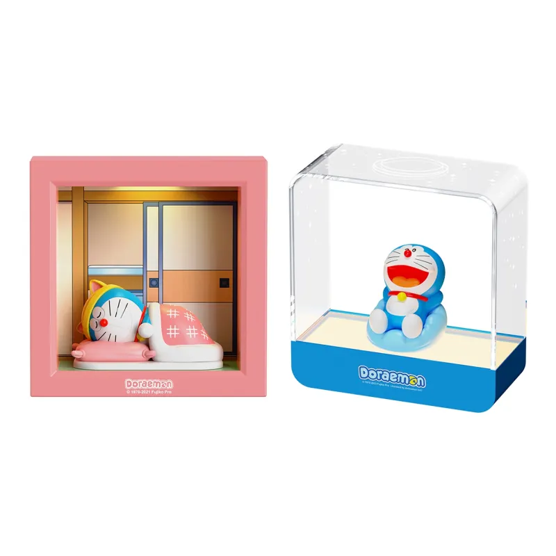 ROCK Doraemon Photo Frame Night Light Chibi Figures 12.2cm-23