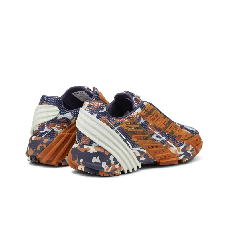 DIESEL S-Prototype Anti-Slip Wear-Resistant Low-Top Casual Shoes Men's Brown Blue White-2
