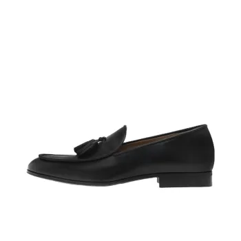 GIANVITO ROSSI Tassel-detail Leather Loafers
