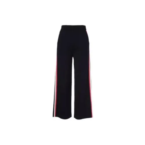 XII BASKET Knitted Sweatpants Women's Navy Blue