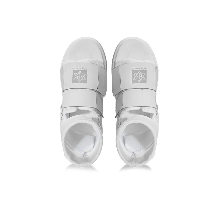 NORVINCY Soft-Soled Hook-and-Loop Mid-Top Beach Sandals Unisex-10