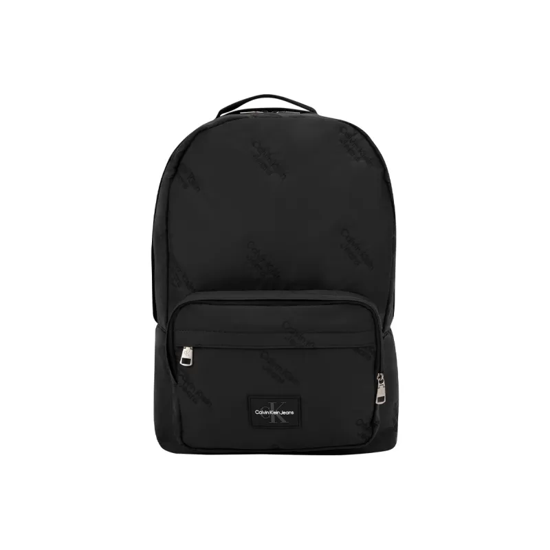 CALVIN KLEIN Fabric Backpack Men's Space Black-0