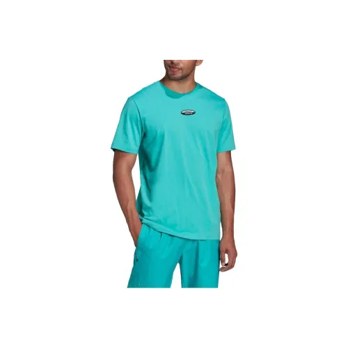 Adidas T-Shirts Men Teal