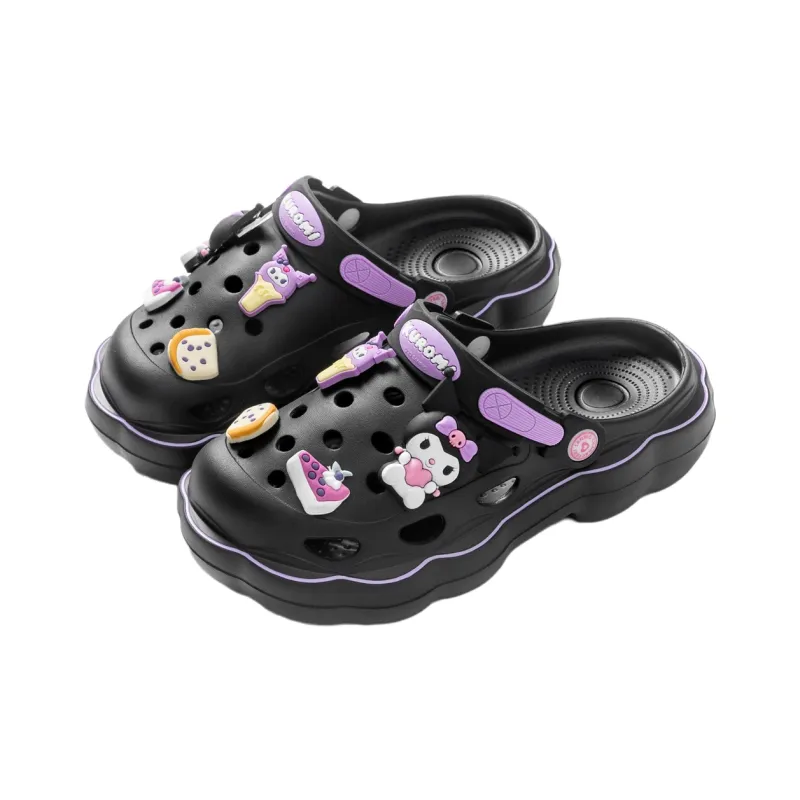 Sanrio Cinnamoroll Hello Kitty Kuromi Cute Slip Resistant Beach Home Outdoor Clogs Sandals IP Merch-2