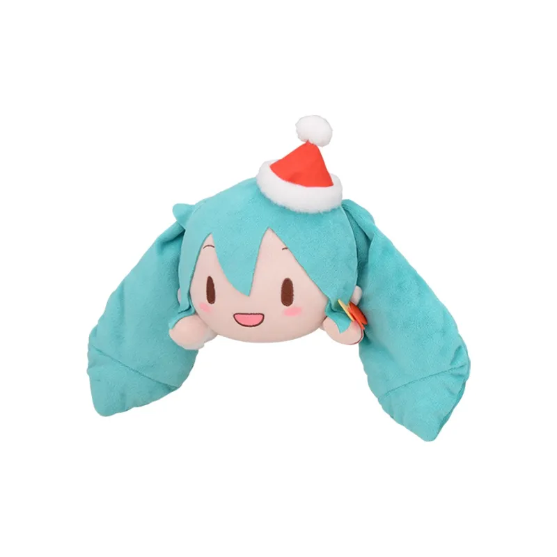 SEGA Hatsune Miku Christmas 2023 Tarepanda Green Dolls Plush Doll 16cm High-8