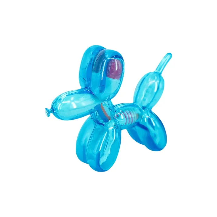 Mighty Jax Balloon Dog Funny Anatomy Balloon Dog Red Transparent/Blue Transparent Trendy Figures 11cm-2