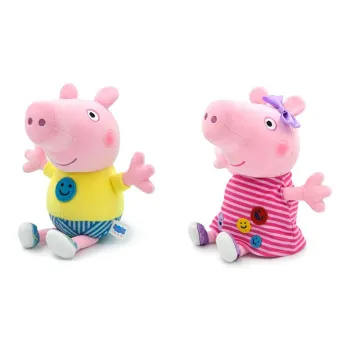Peppa Pig Striped Peppa George Dolls Plush Doll 30cm High