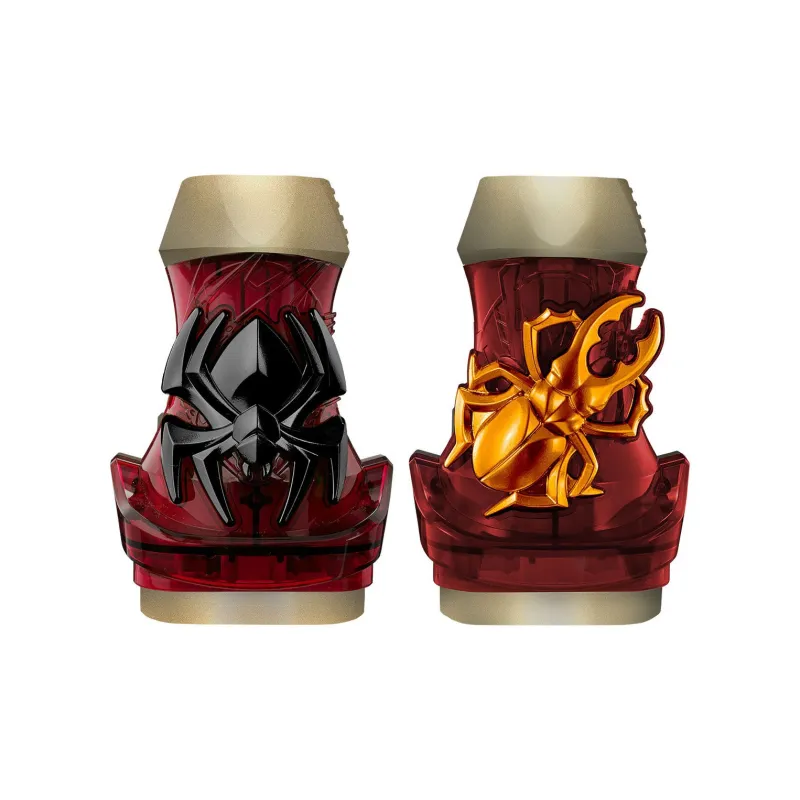 BANDAI Kamen Rider Revice DX Damon's Cavalry, Mass Produced Knight, Spider Shaped Bug Stamp Model Accessories-0