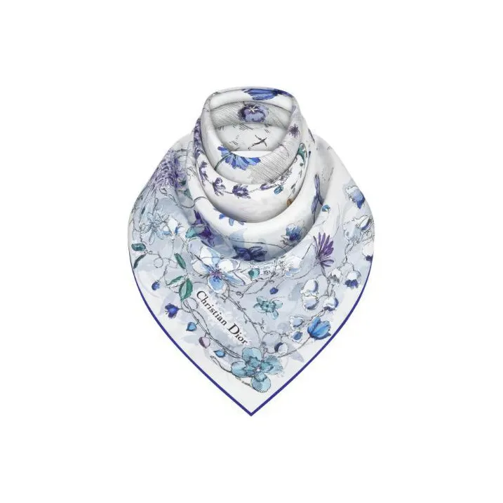 DIOR Silk Scarves Women's-1