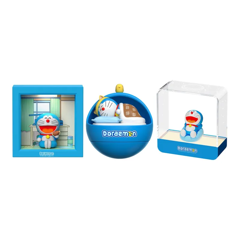 ROCK Doraemon Photo Frame Night Light Chibi Figures 12.2cm-29