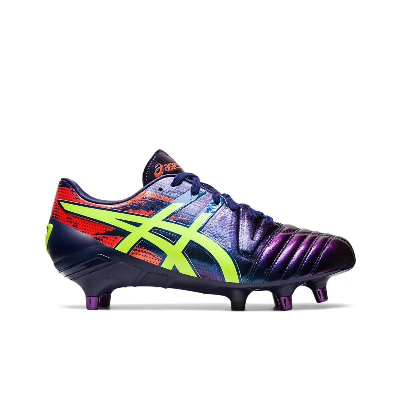 Asics GEL-LETHAL TIGHT FIVE Cushioning Anti-Slip And Wear-Resistant Low-Top Training Shoes Men's Red Violet And Blue-1