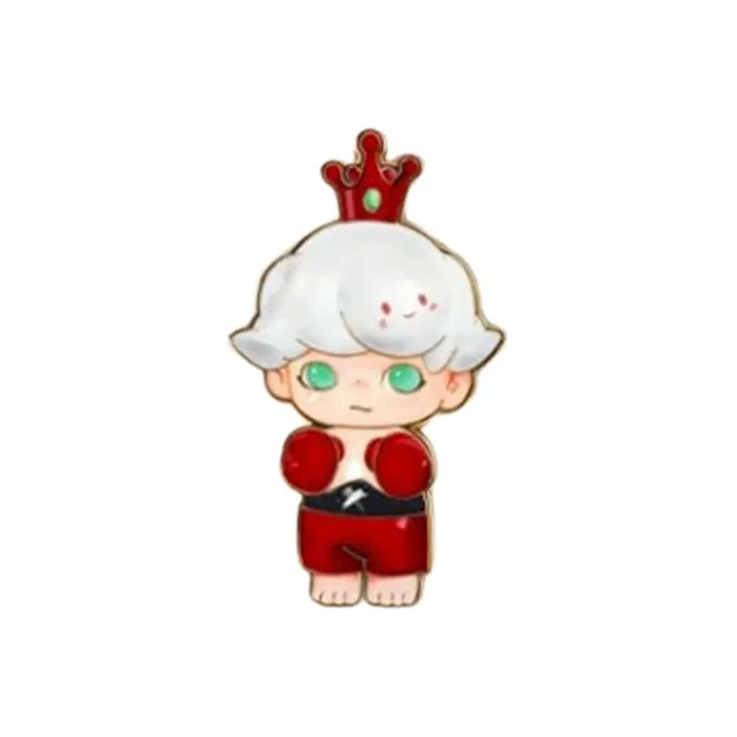 POP MART DIMOO Classic Reproduction Collection Badge Brooch Blind Box Products Single Mystery Box/Full Box 12 Pcs-12