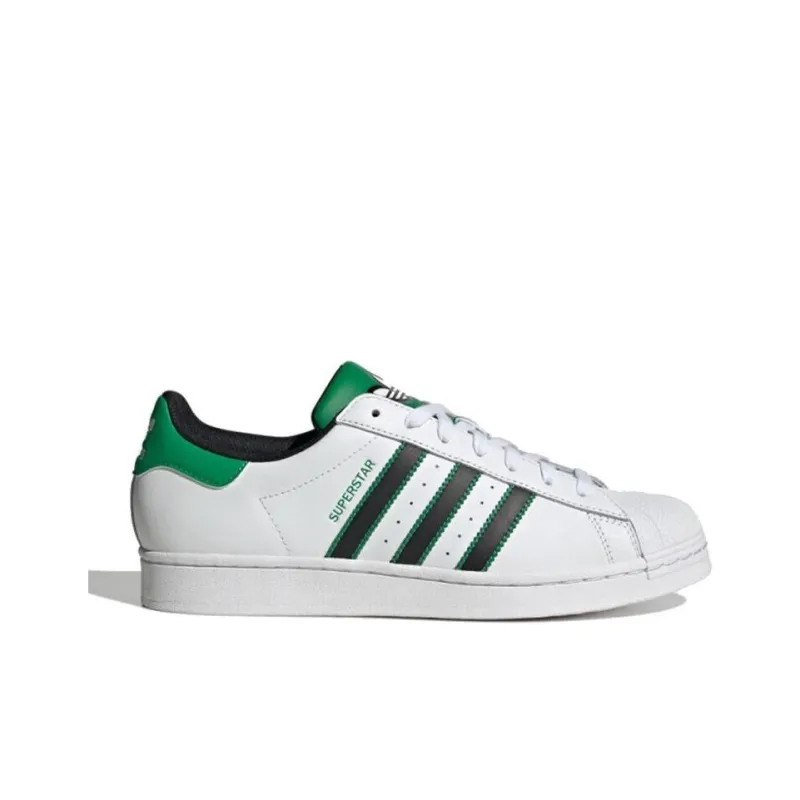 Adidas Originals Superstar Shoes 'White Black Green'-1